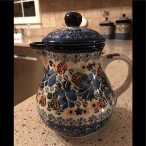 Polish stoneware tea/coffee pot